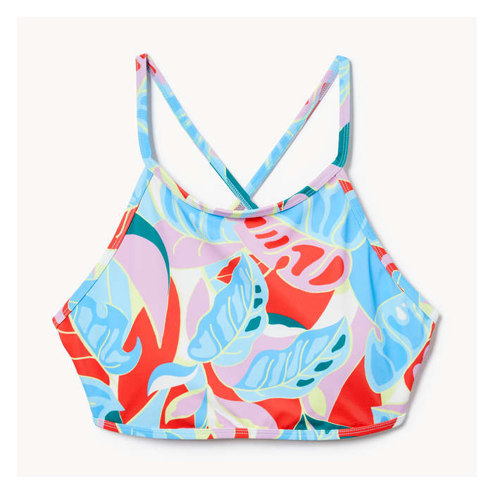 Women's High Neck Swim Top